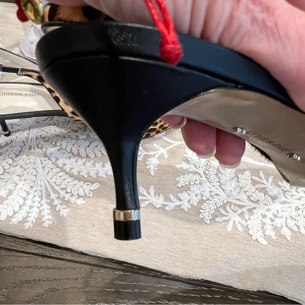 Kathrine Kelly Women's Leather Shoes - Animal Print - Picture 3 of 10